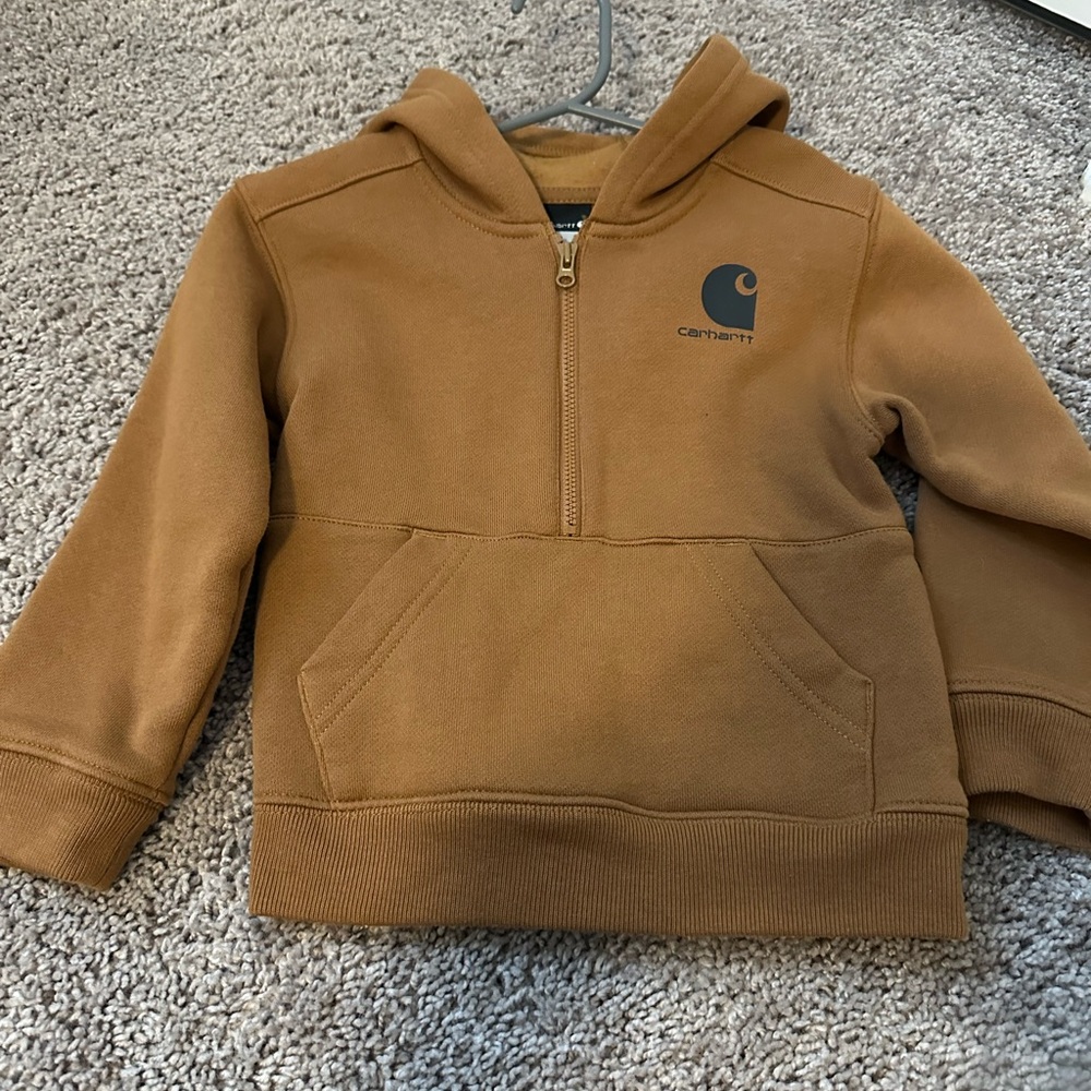 Carharrt Toddler Half Zip Hoodie